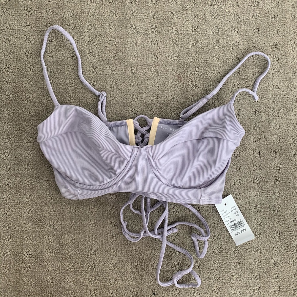 Lavender bikini top